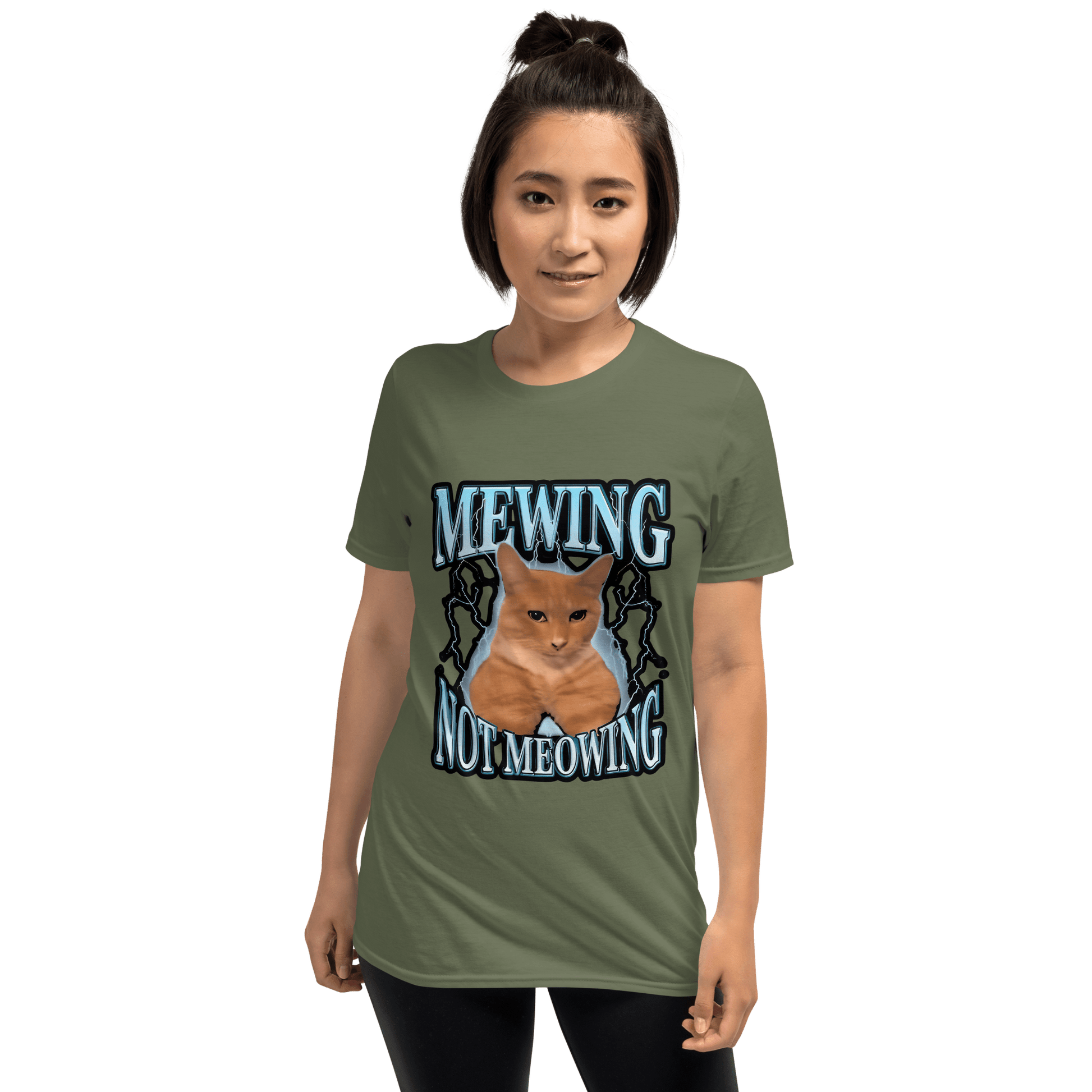 Mewing Classic T-Shirt Meme - Sport Grey | Shirtposting