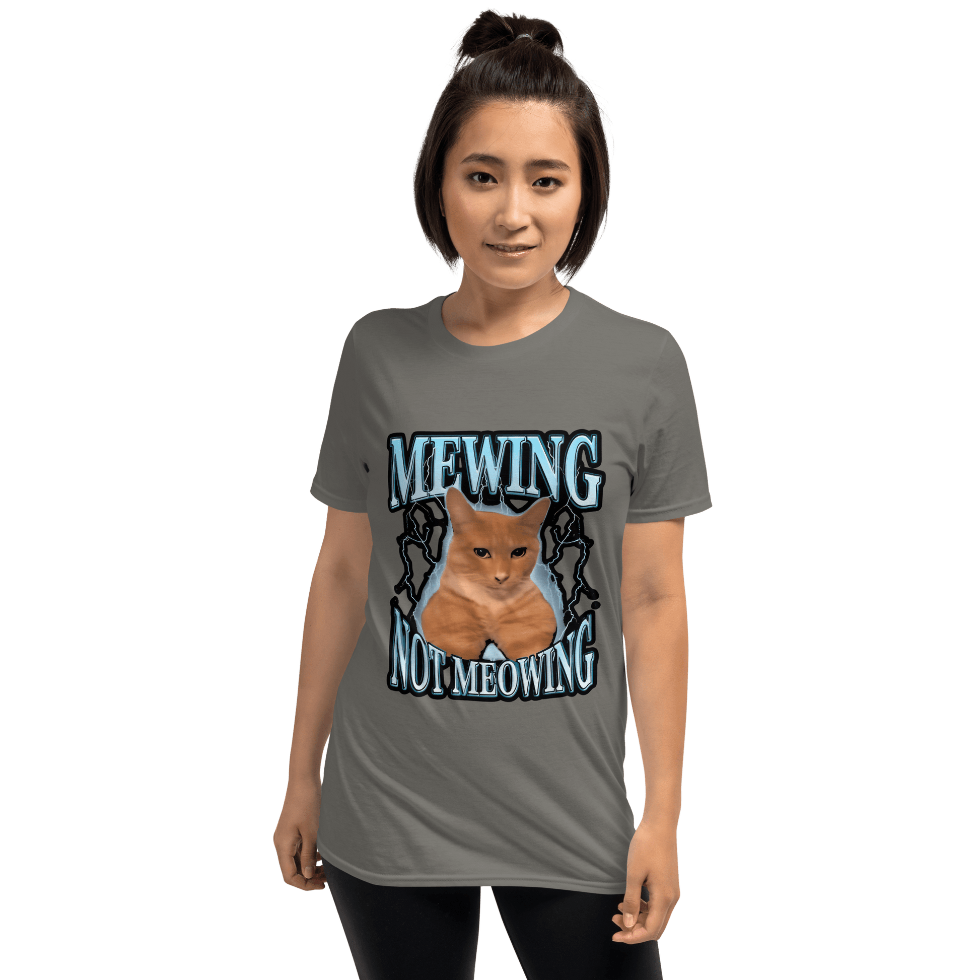Mewing Classic T-Shirt Meme - Sport Grey | Shirtposting