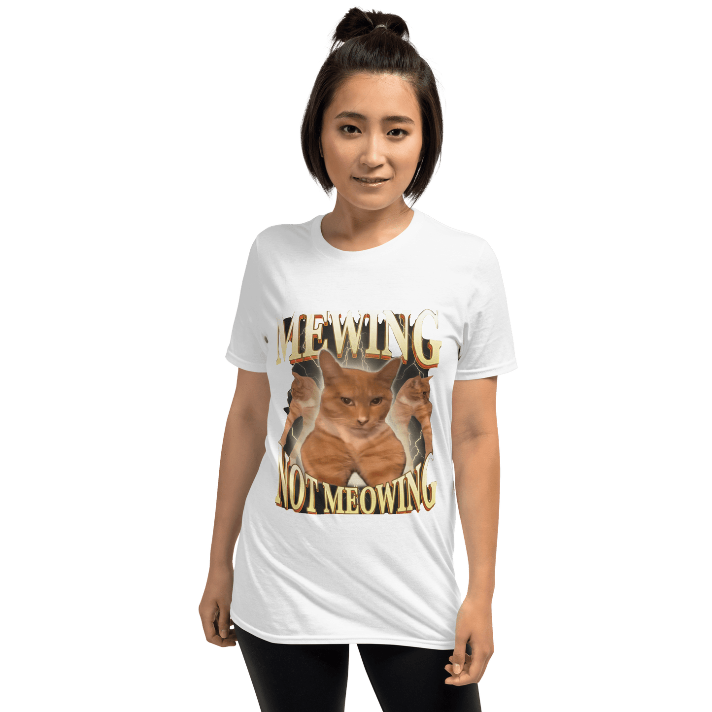 Mewing Classic T-Shirt Meme - Sport Grey | Shirtposting