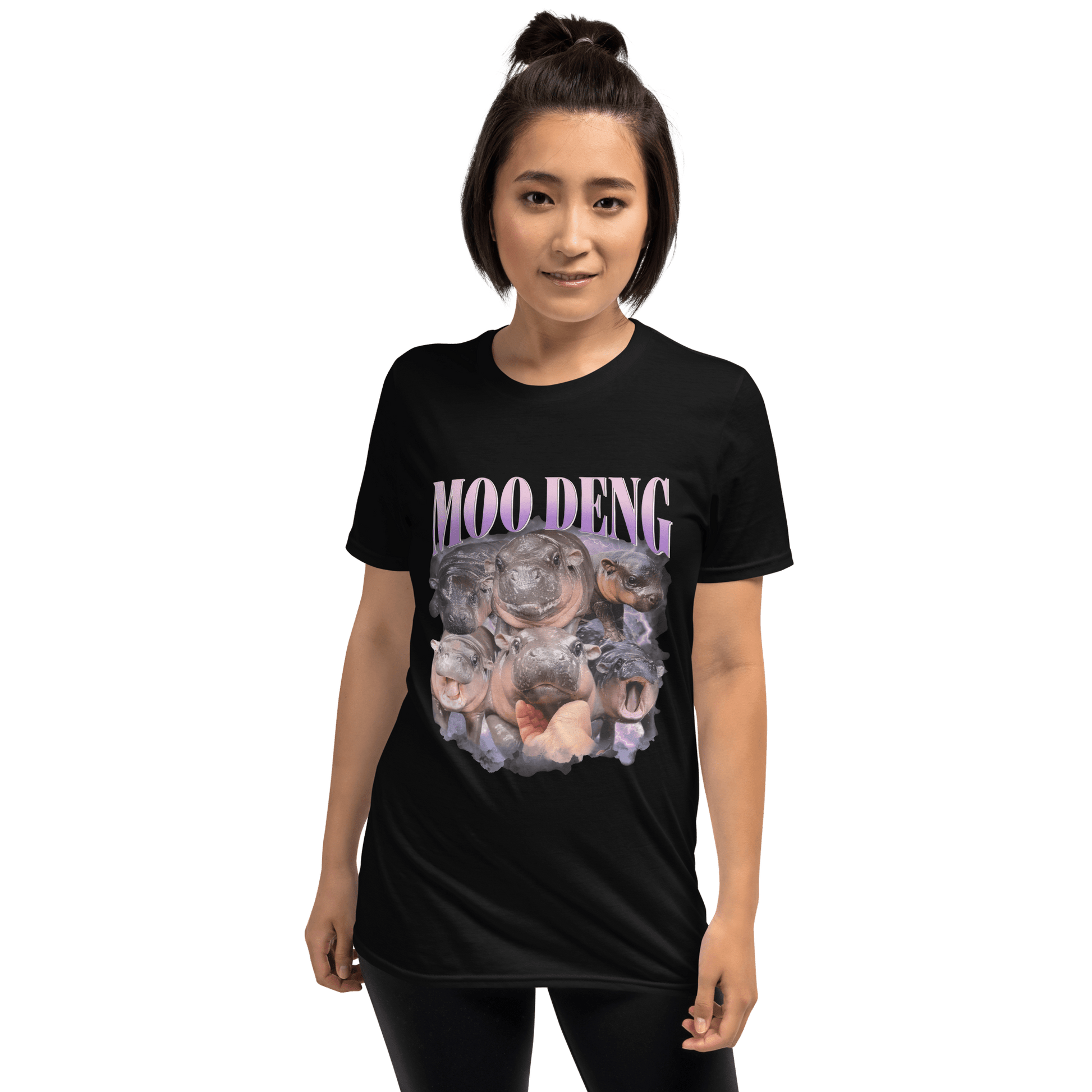 Moo Deng Classic T-Shirt Meme - Dark Heather Grey | Shirtposting