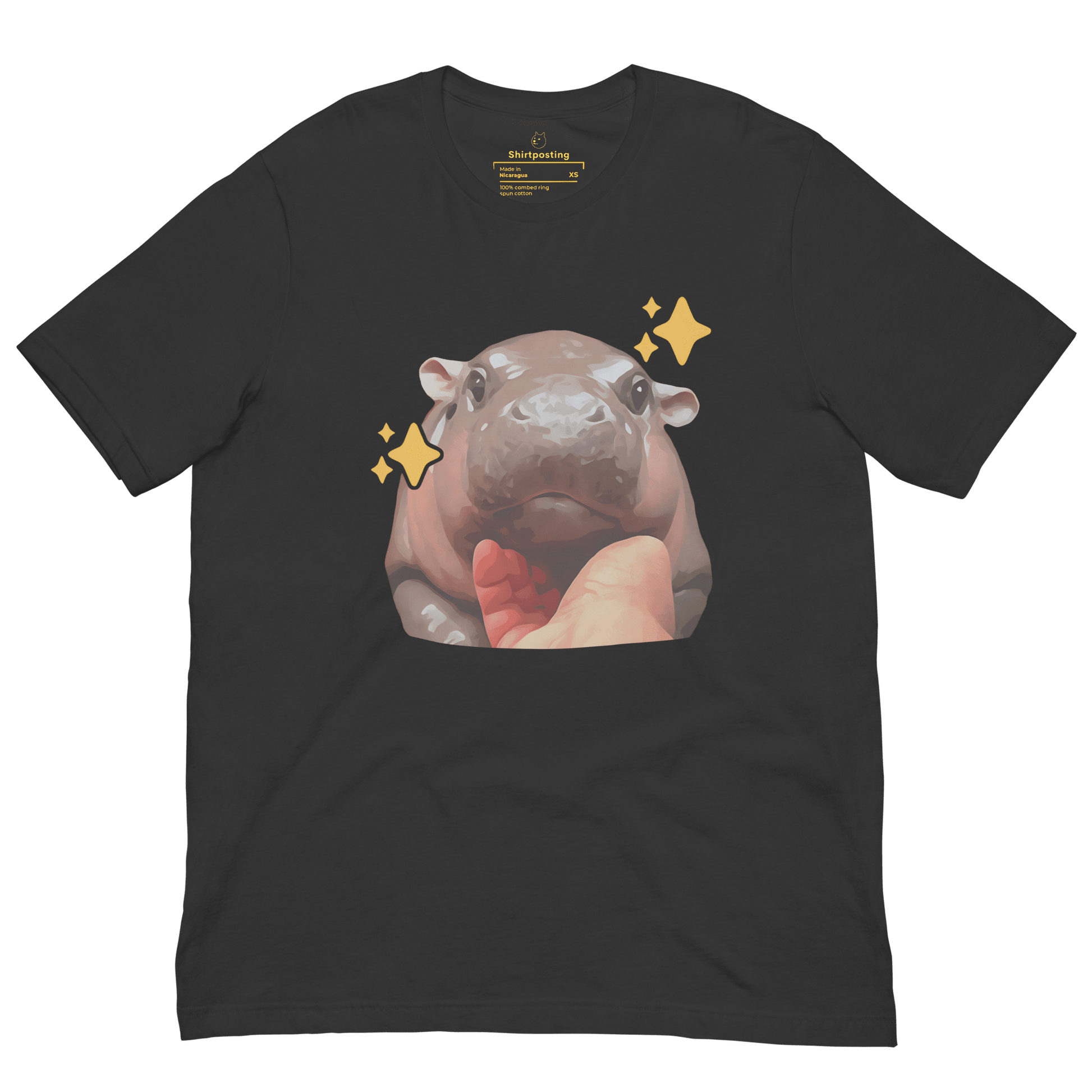 Moo Deng Classic T-Shirt Meme - Military Green | Shirtposting