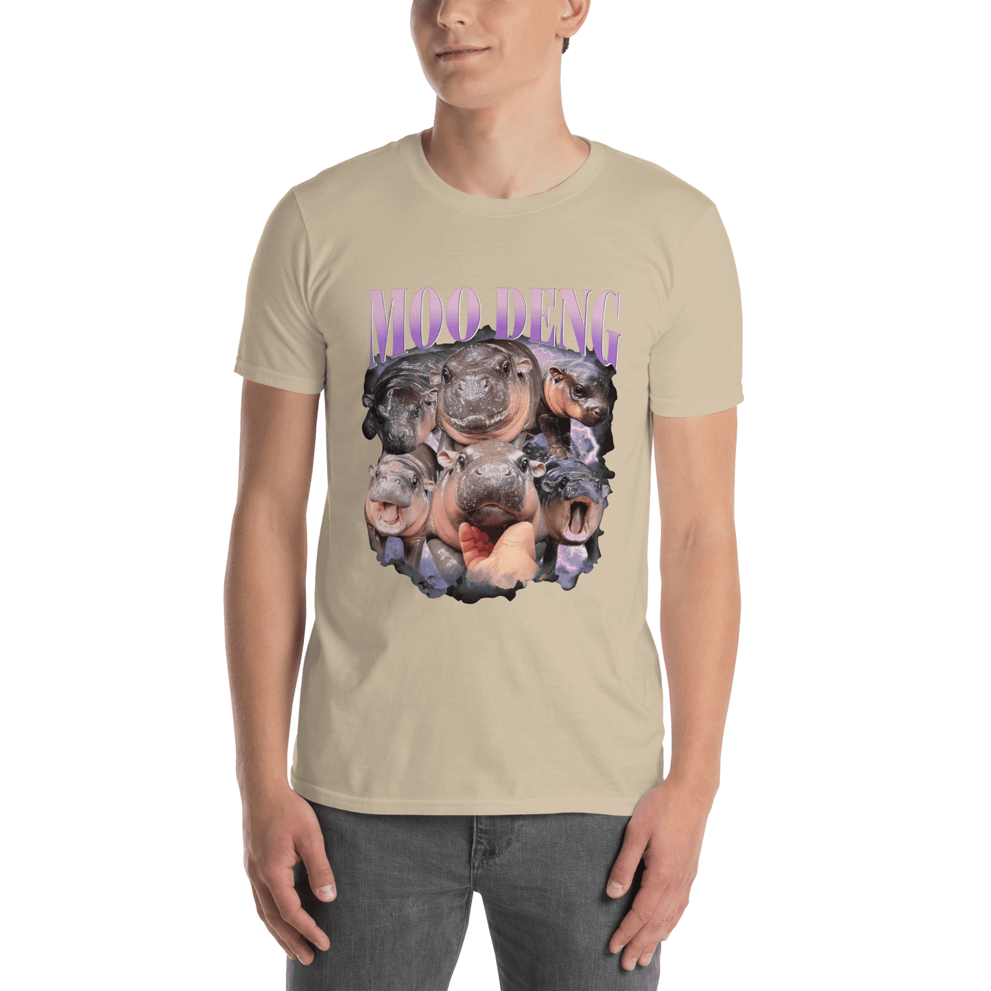 Moo Deng Classic T-Shirt Meme - Natural | Shirtposting