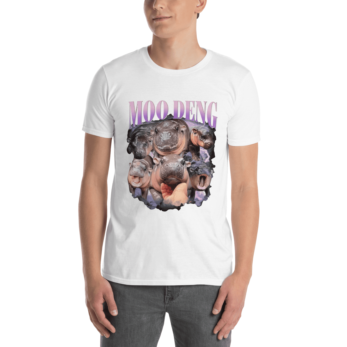 Moo Deng Classic T-Shirt Meme - Natural | Shirtposting