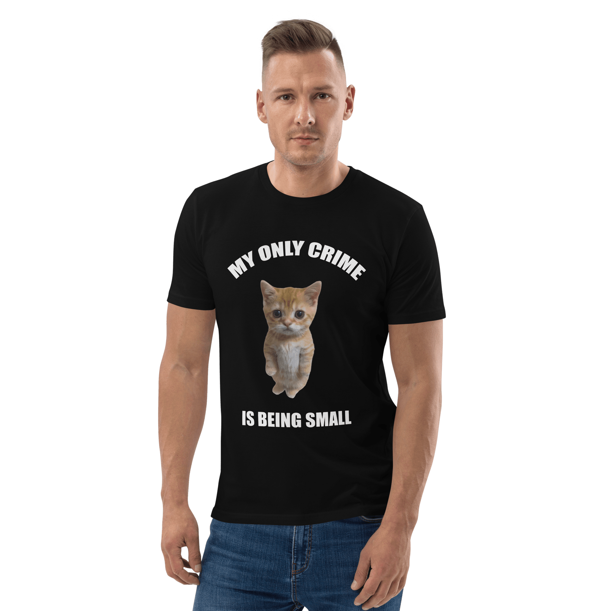 My Only Crime Is Being Small Premium Organic T-Shirt Meme - Fraiche Peche | Shirtposting