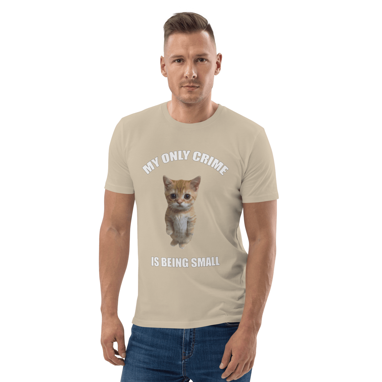 My Only Crime Is Being Small Premium Organic T-Shirt Meme - Fraiche Peche | Shirtposting