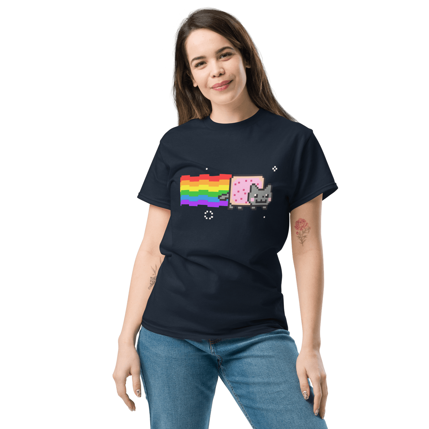 Nyan Cat Classic T-Shirt Meme - Royal | Shirtposting