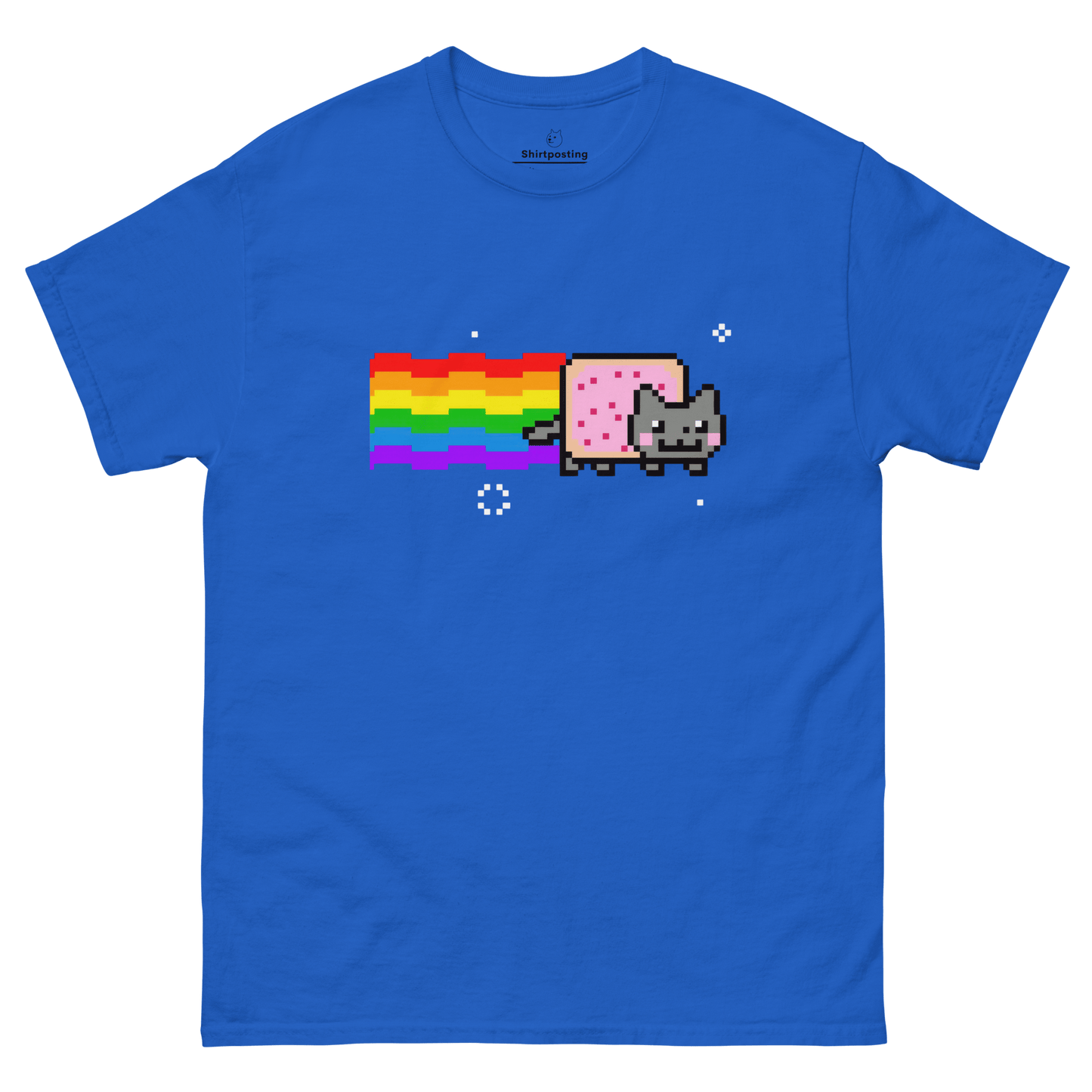 Nyan Cat Classic T-Shirt Meme - Royal | Shirtposting