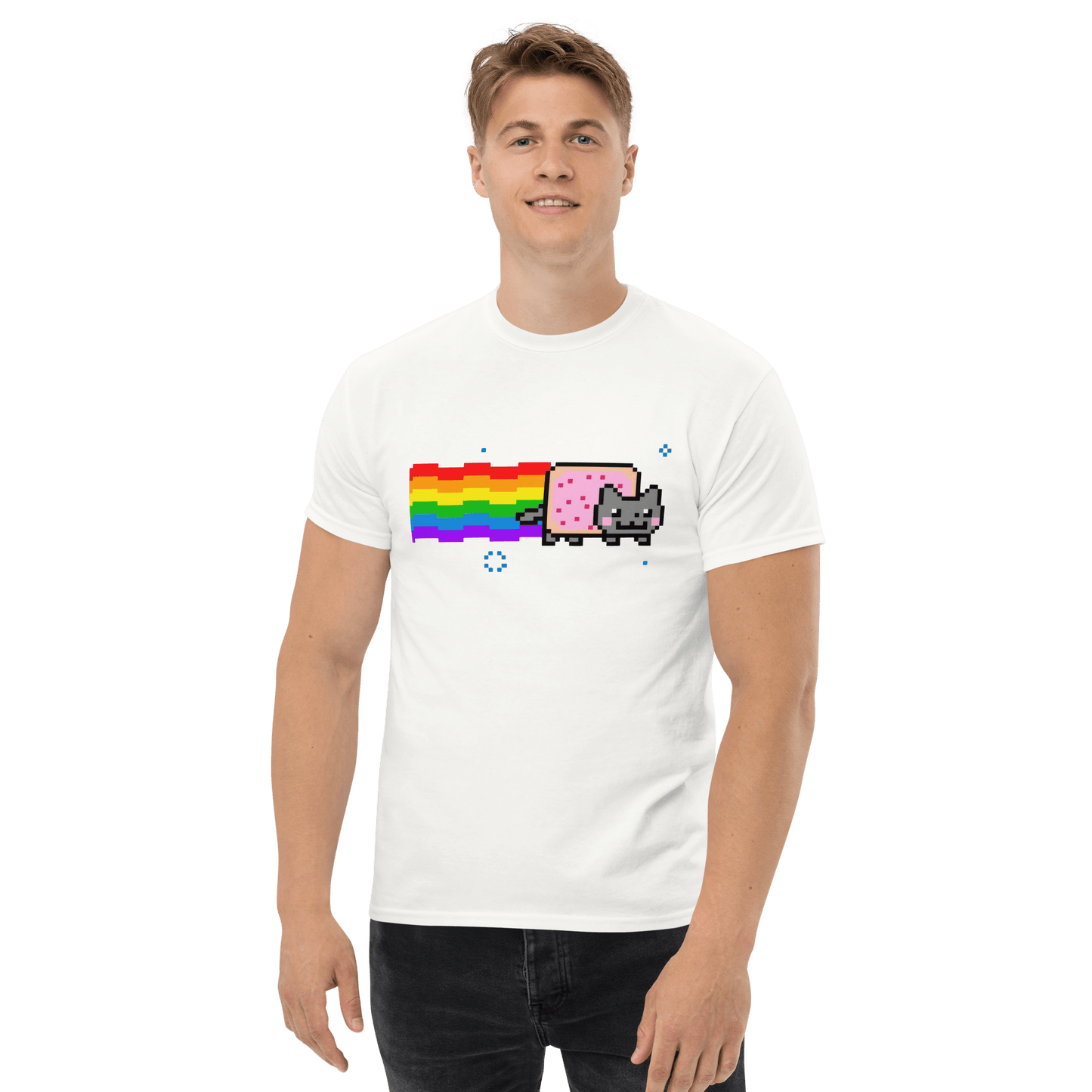 Nyan Cat Classic T-Shirt Meme - Sand | Shirtposting