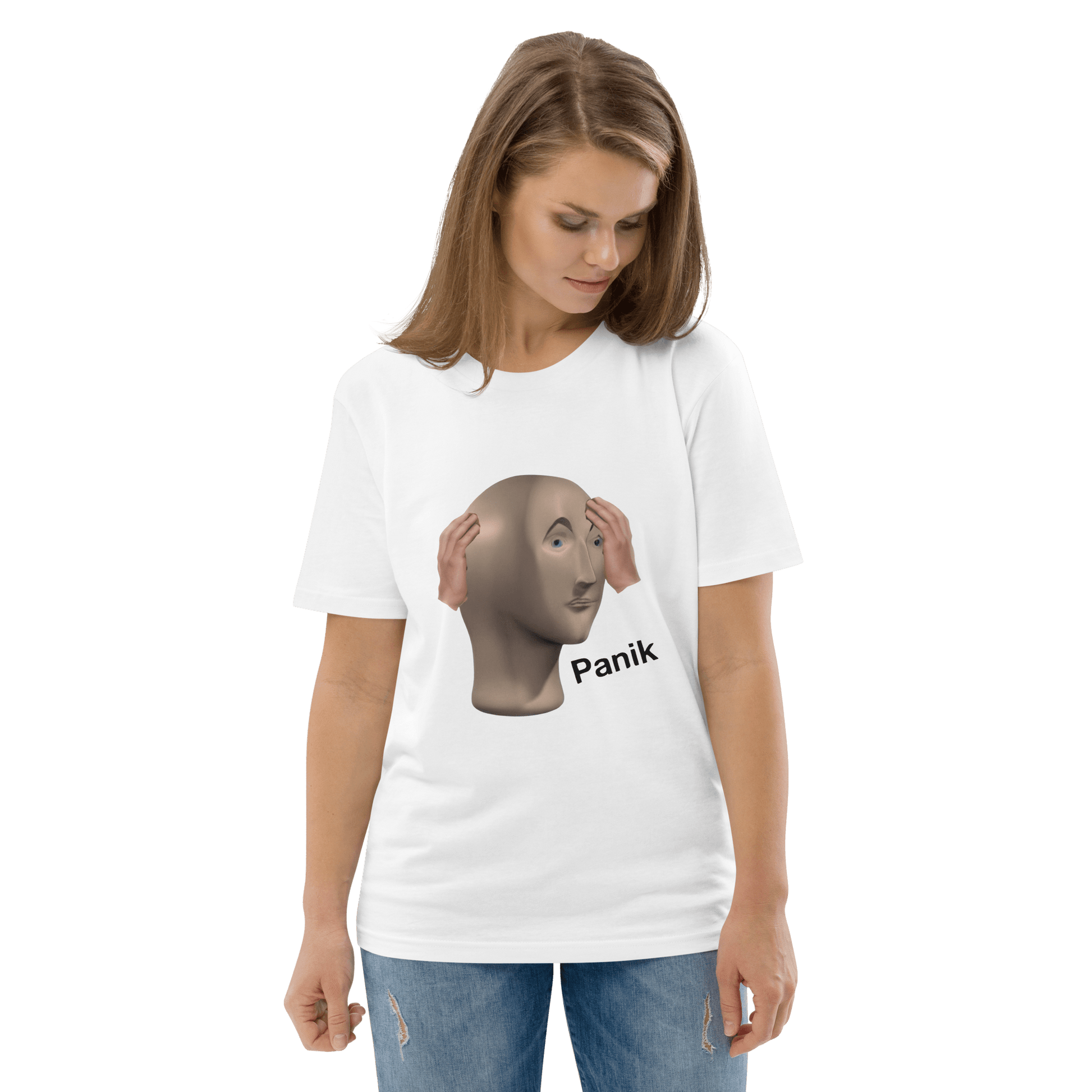 Panik Premium Organic T-Shirt Meme - Desert Dust | Shirtposting
