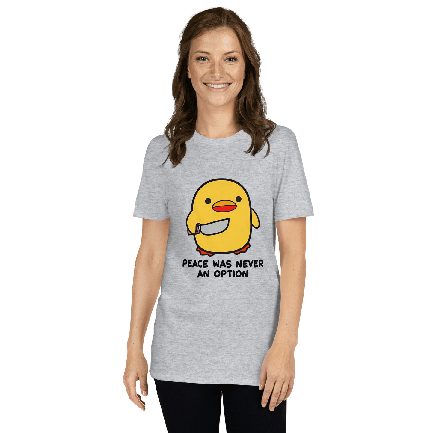 Peace Was Never An Option Classic T-Shirt Meme - Sand | Shirtposting