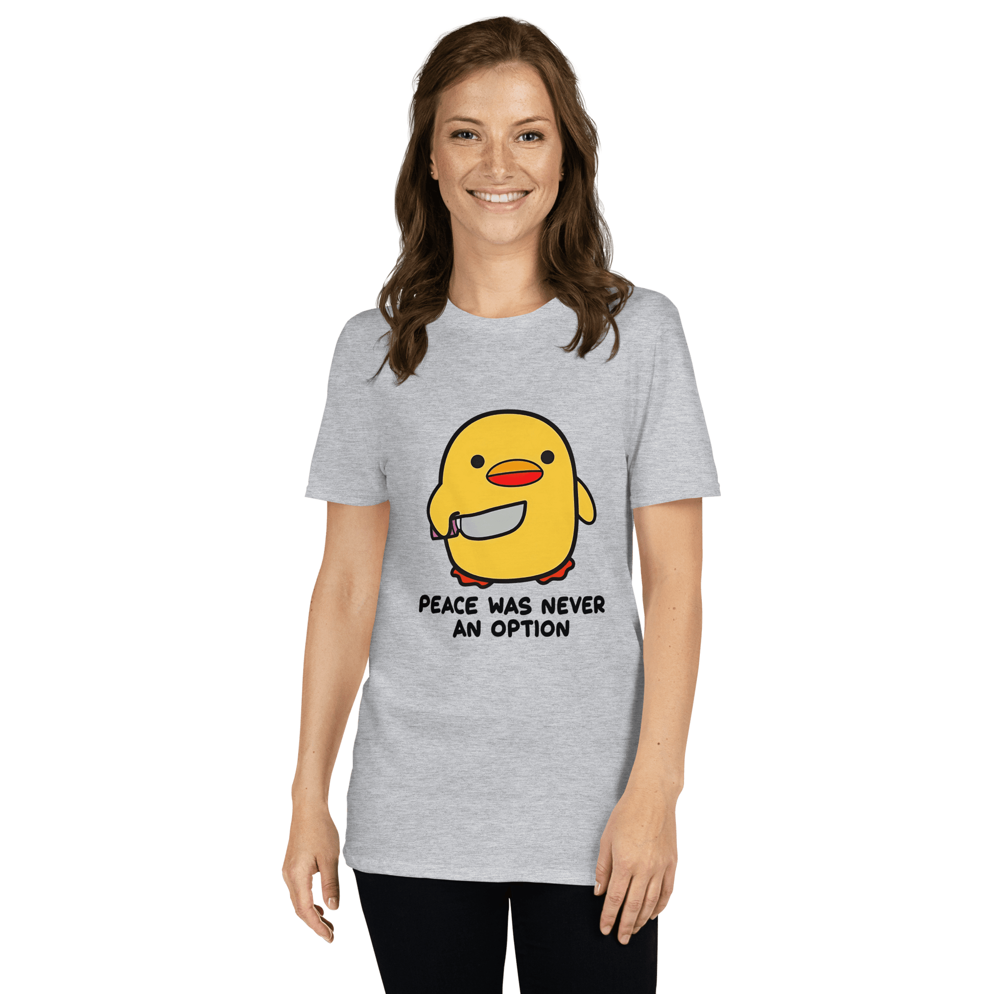 Peace Was Never An Option Classic T-Shirt Meme - Sand | Shirtposting