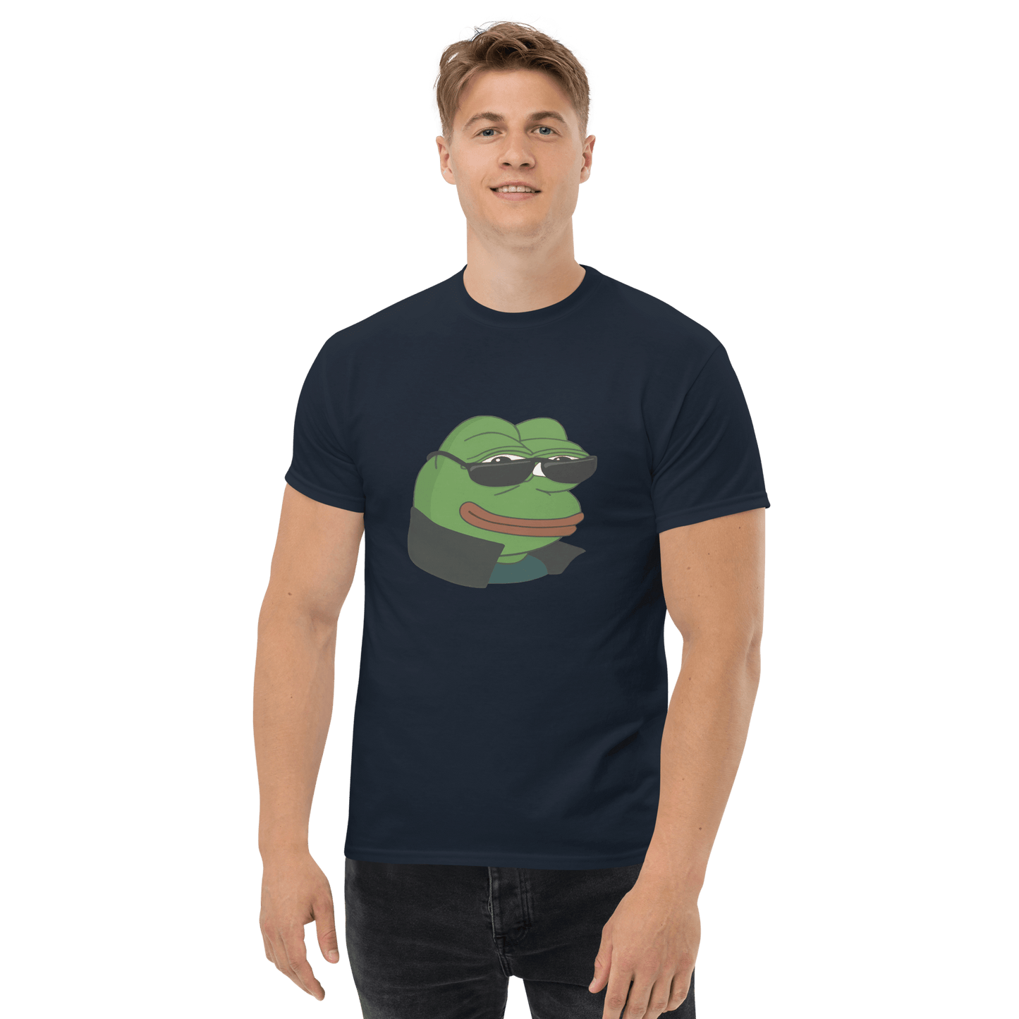 Pepe Classic T-Shirt Meme - Royal | Shirtposting