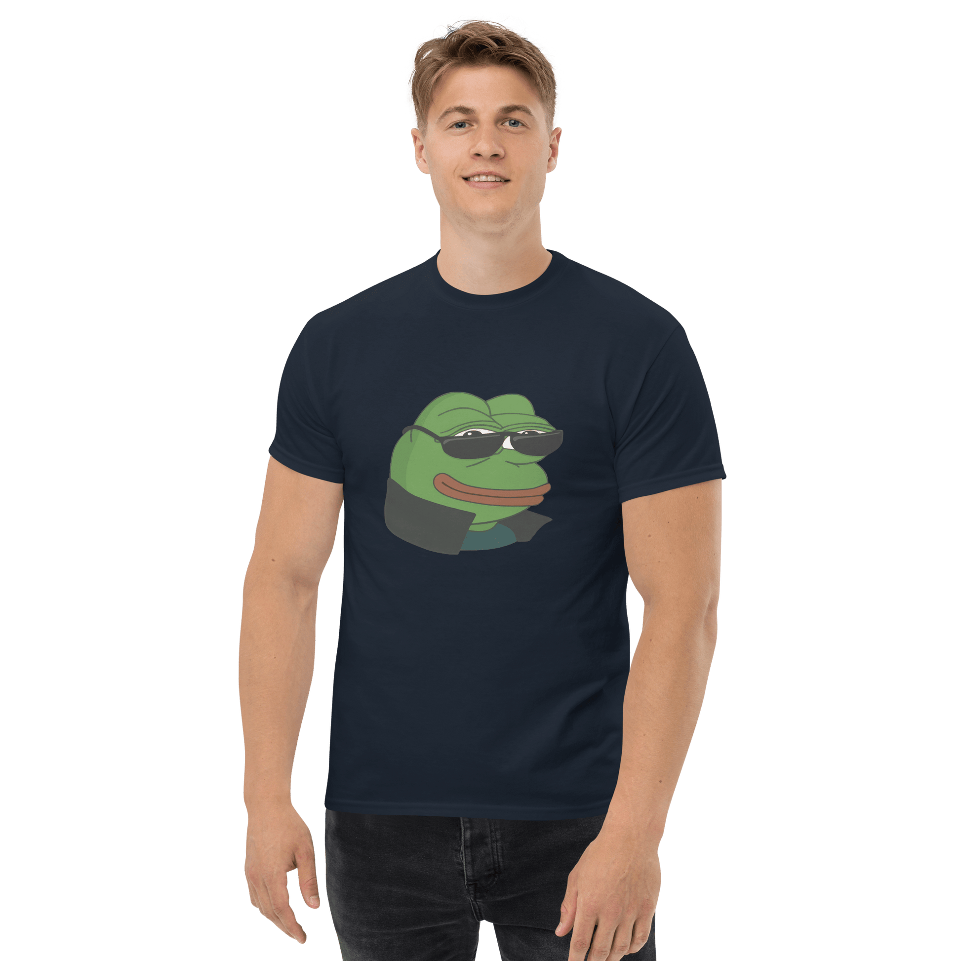 Pepe Classic T-Shirt Meme - Royal | Shirtposting