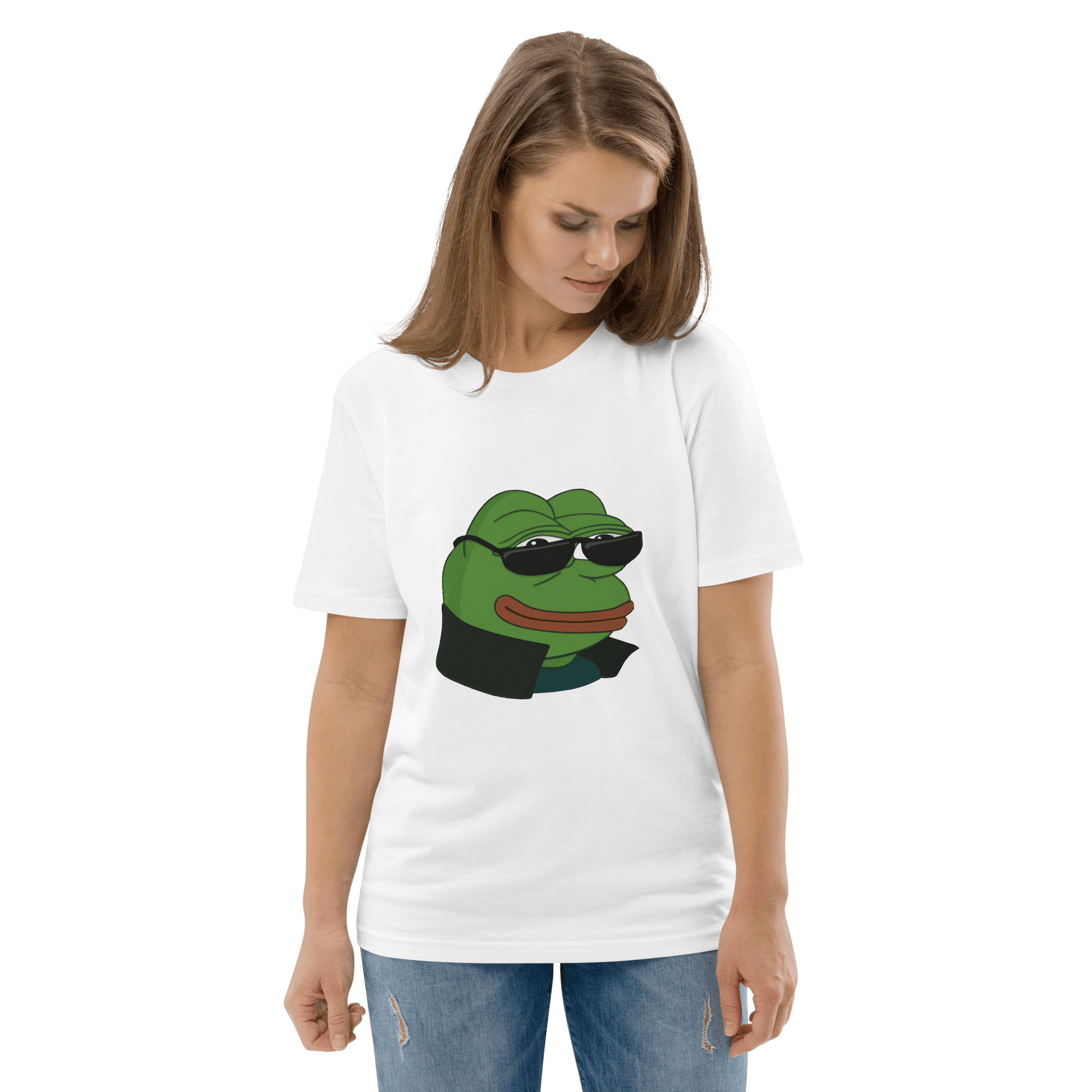 Pepe Premium Organic T-Shirt Meme - Dark Heather Grey | Shirtposting