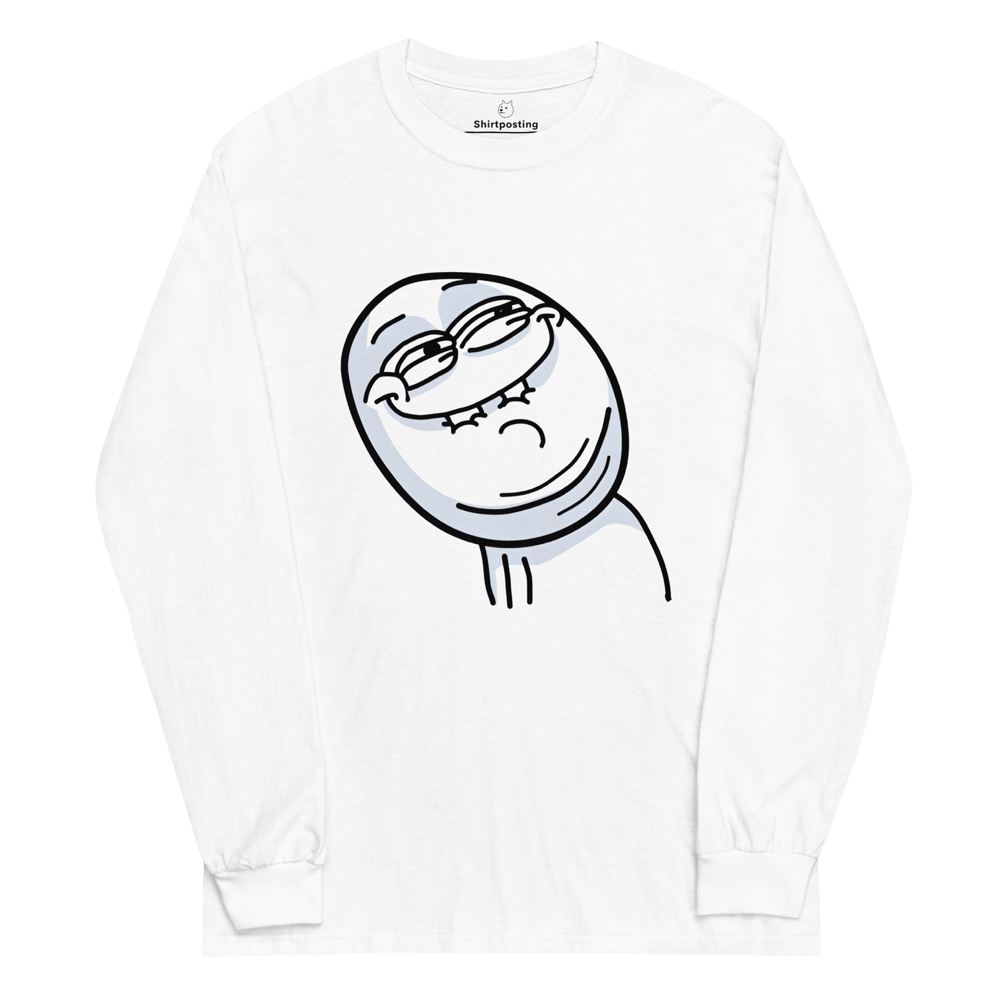 Rage Comic Long Sleeve T-Shirt Meme - S | Shirtposting