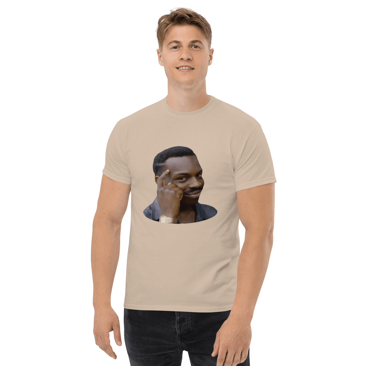 Roll Safe Classic T-Shirt Meme - Ash | Shirtposting