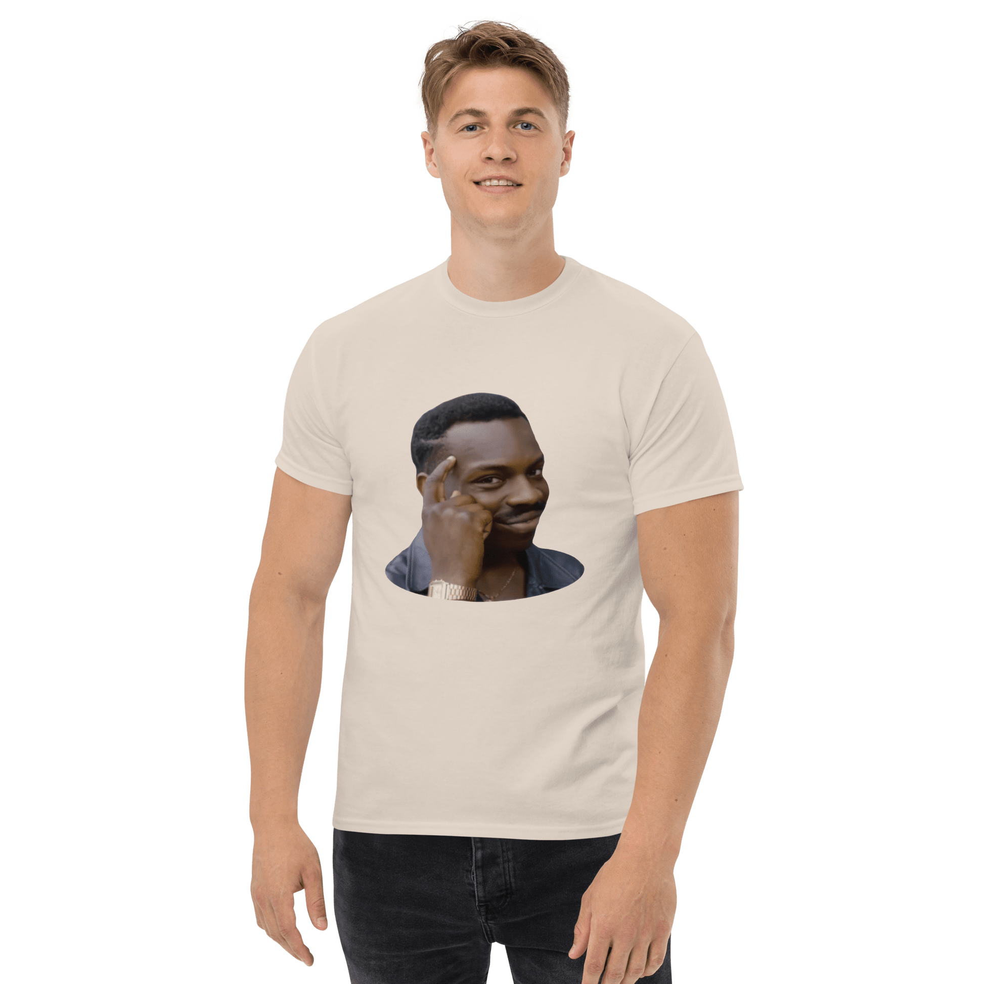 Roll Safe Classic T-Shirt Meme - Ash | Shirtposting