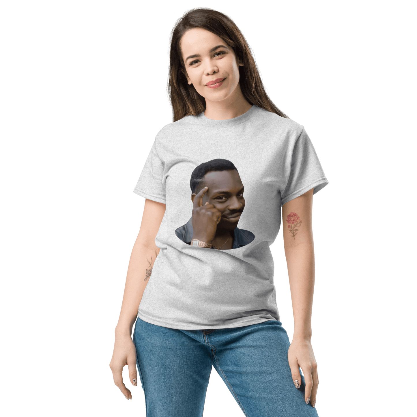 Roll Safe Classic T-Shirt Meme - Ash | Shirtposting