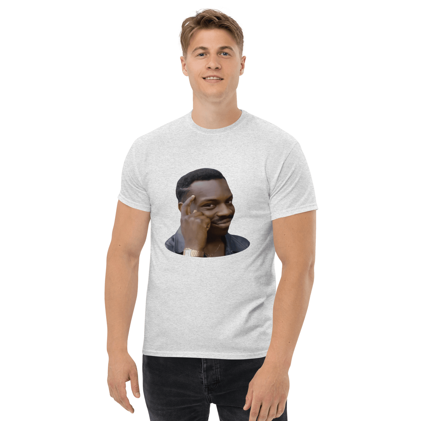 Roll Safe Classic T-Shirt Meme - Ash | Shirtposting
