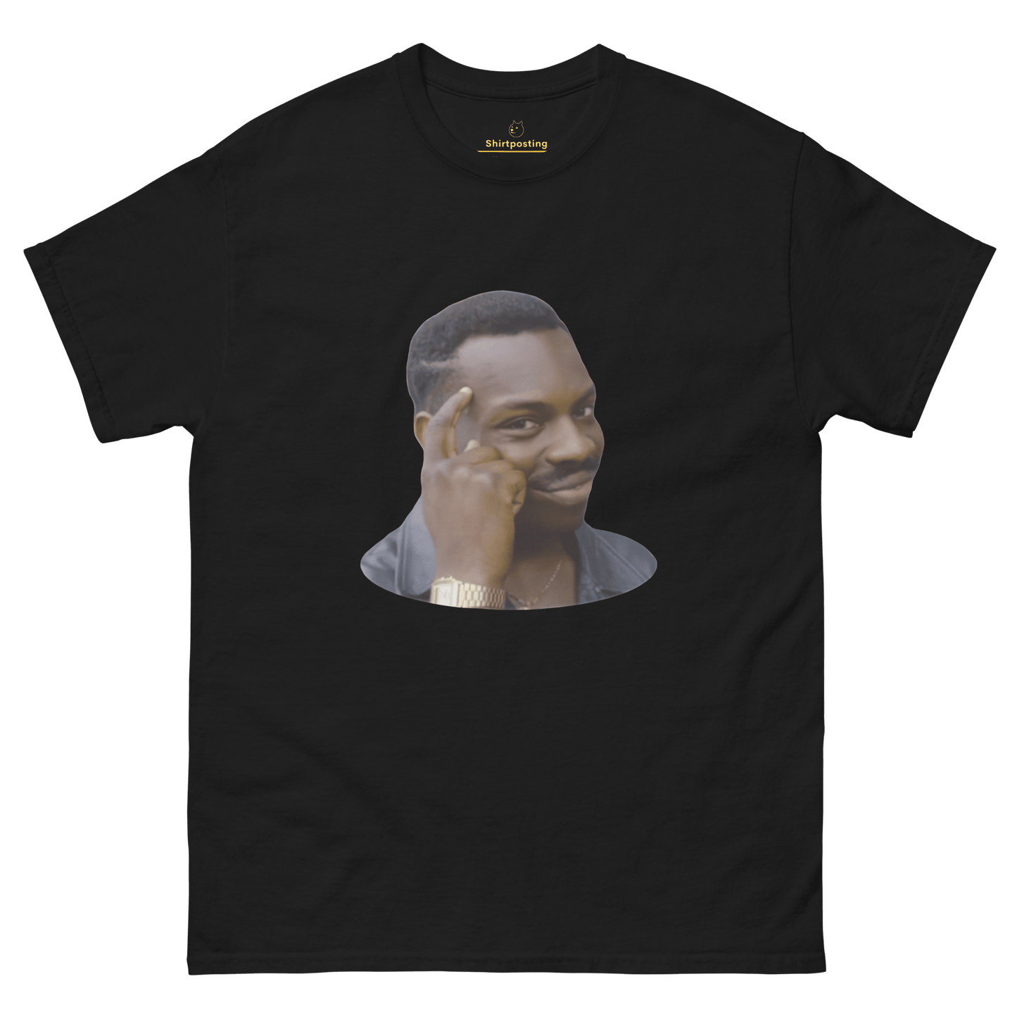 Roll Safe Classic T-Shirt Meme - Black | Shirtposting
