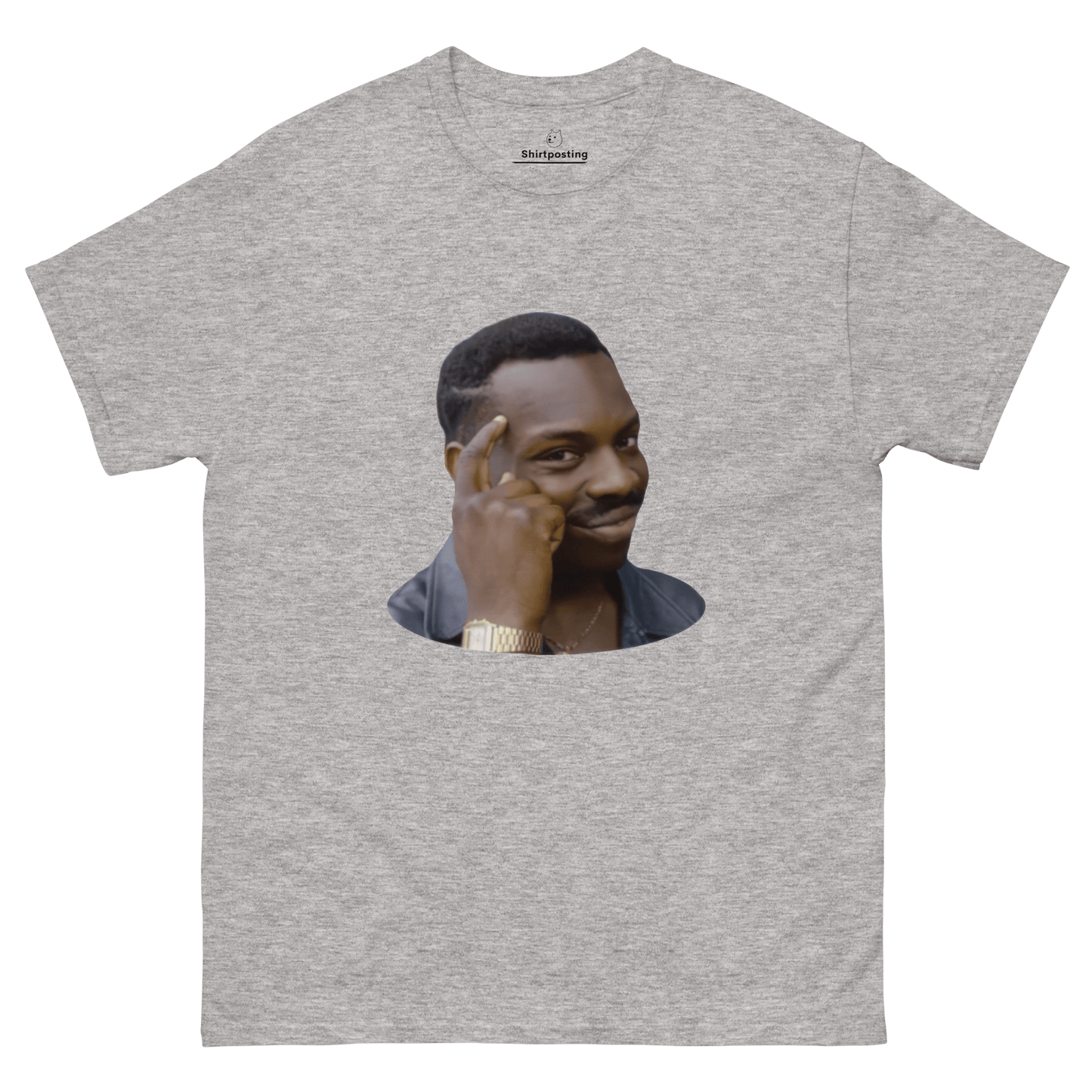 Roll Safe Classic T-Shirt Meme - Sport Grey | Shirtposting