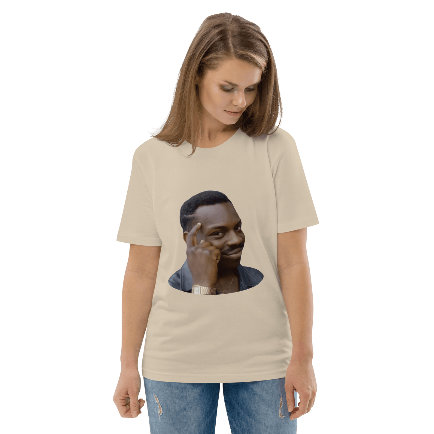 Roll Safe Premium Organic T-Shirt Meme - Dark Heather Grey | Shirtposting