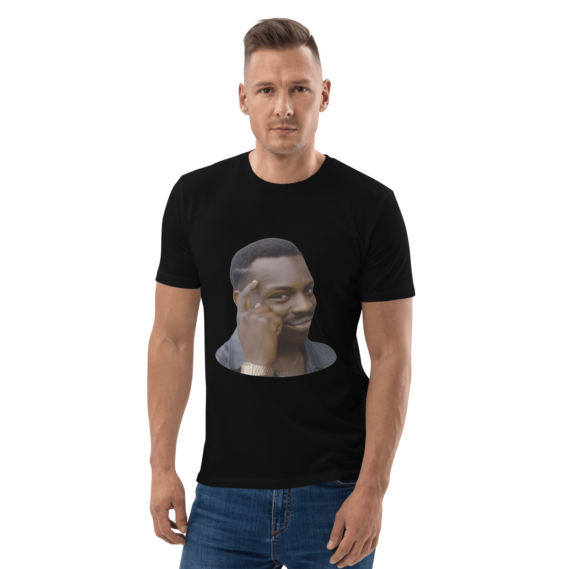 Roll Safe Premium Organic T-Shirt Meme - Dark Heather Grey | Shirtposting