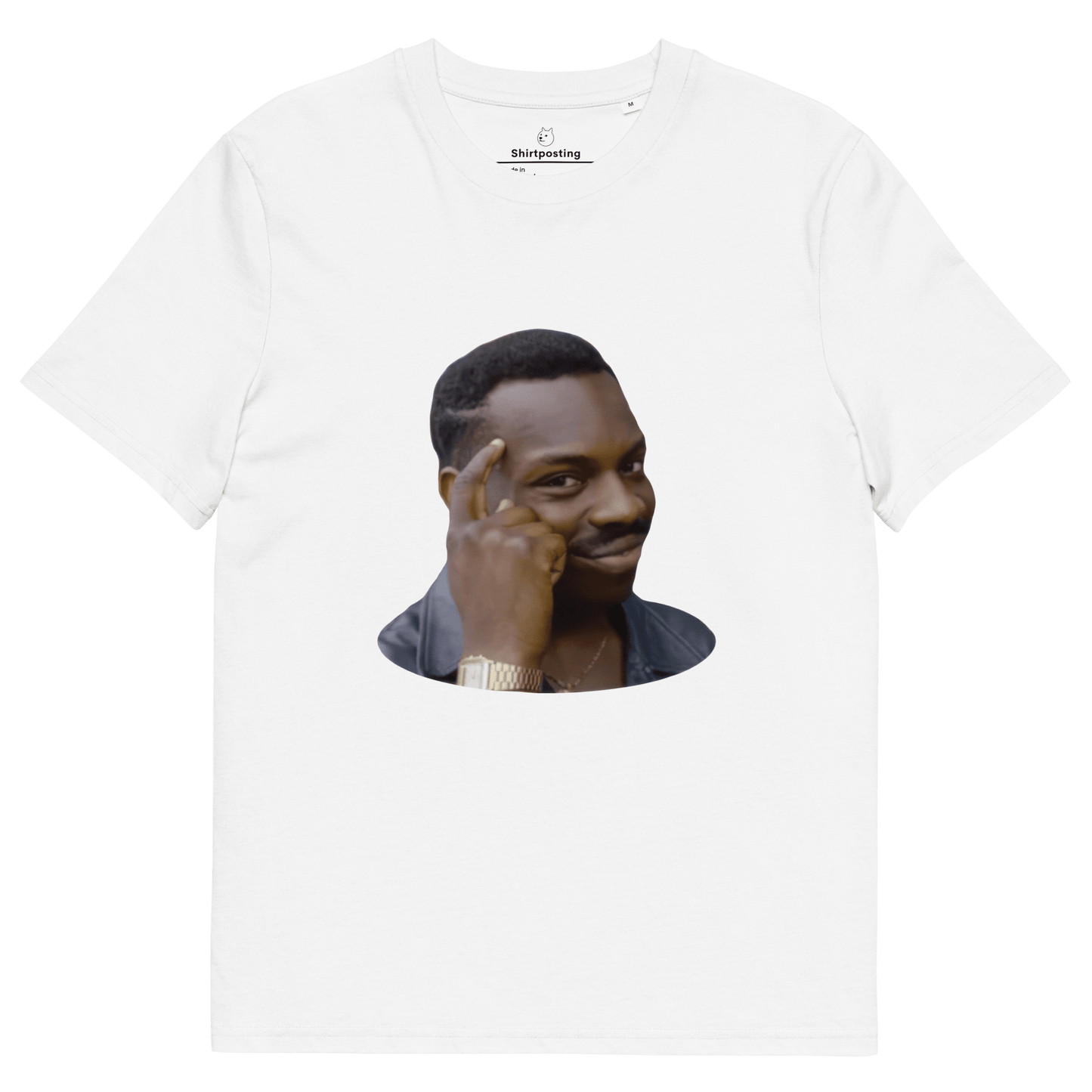 Roll Safe Premium Organic T-Shirt Meme - White | Shirtposting