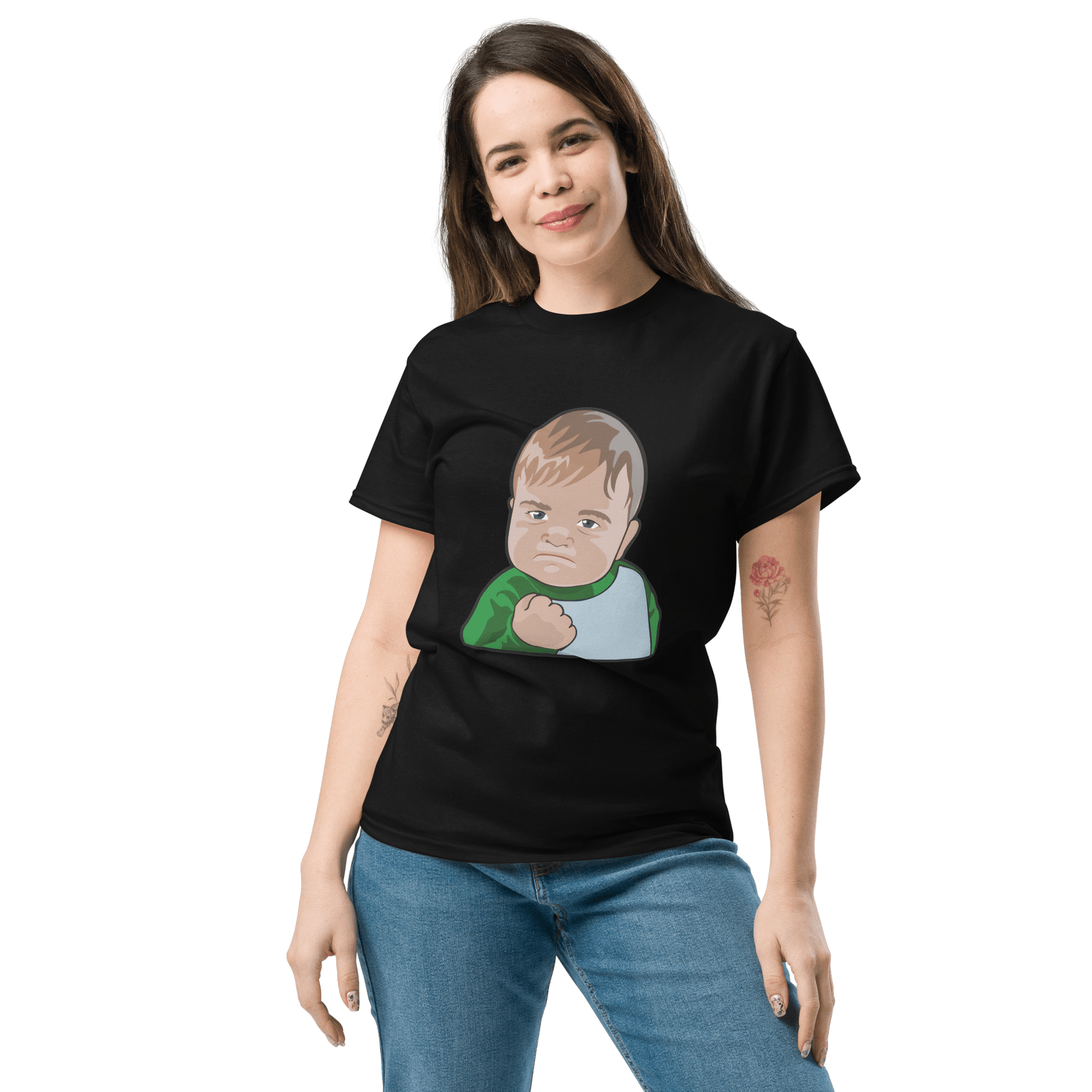 Success Kid Classic T-Shirt Meme - Royal | Shirtposting
