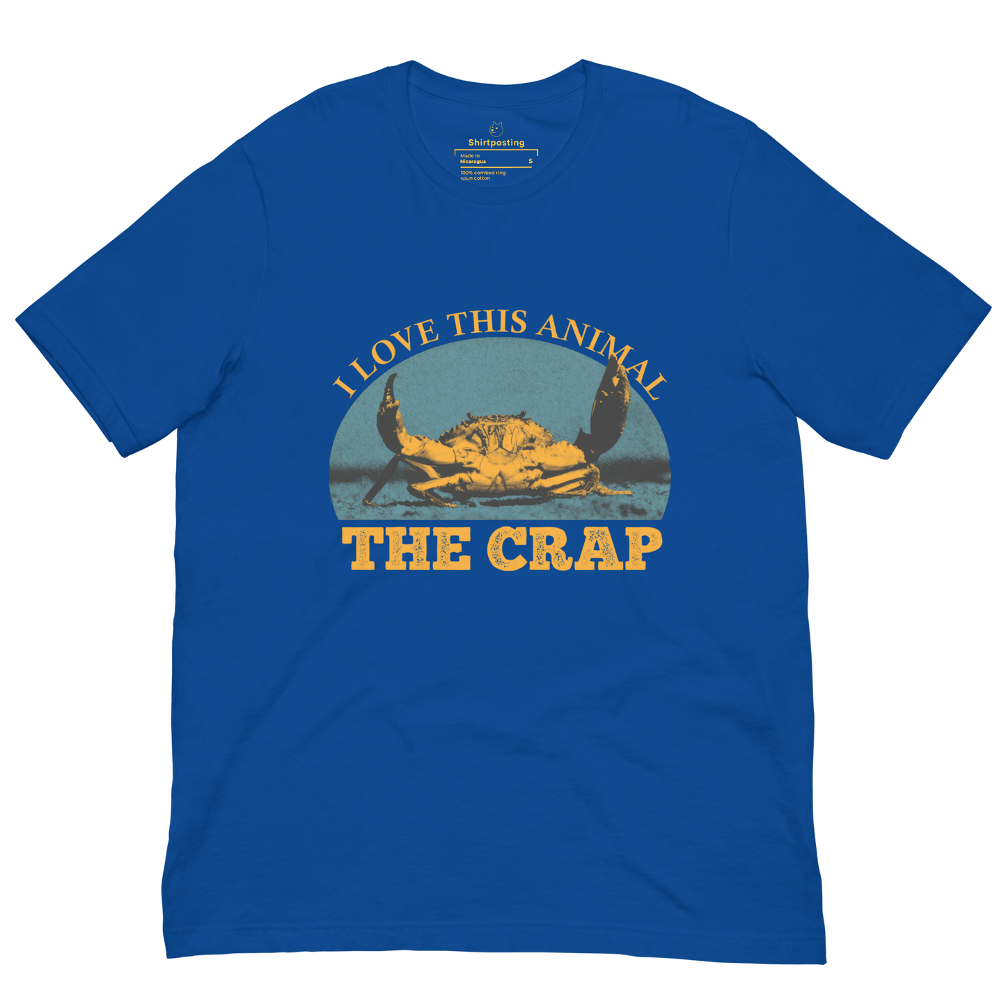The Crap Classic T-Shirt Meme - True Royal | Shirtposting