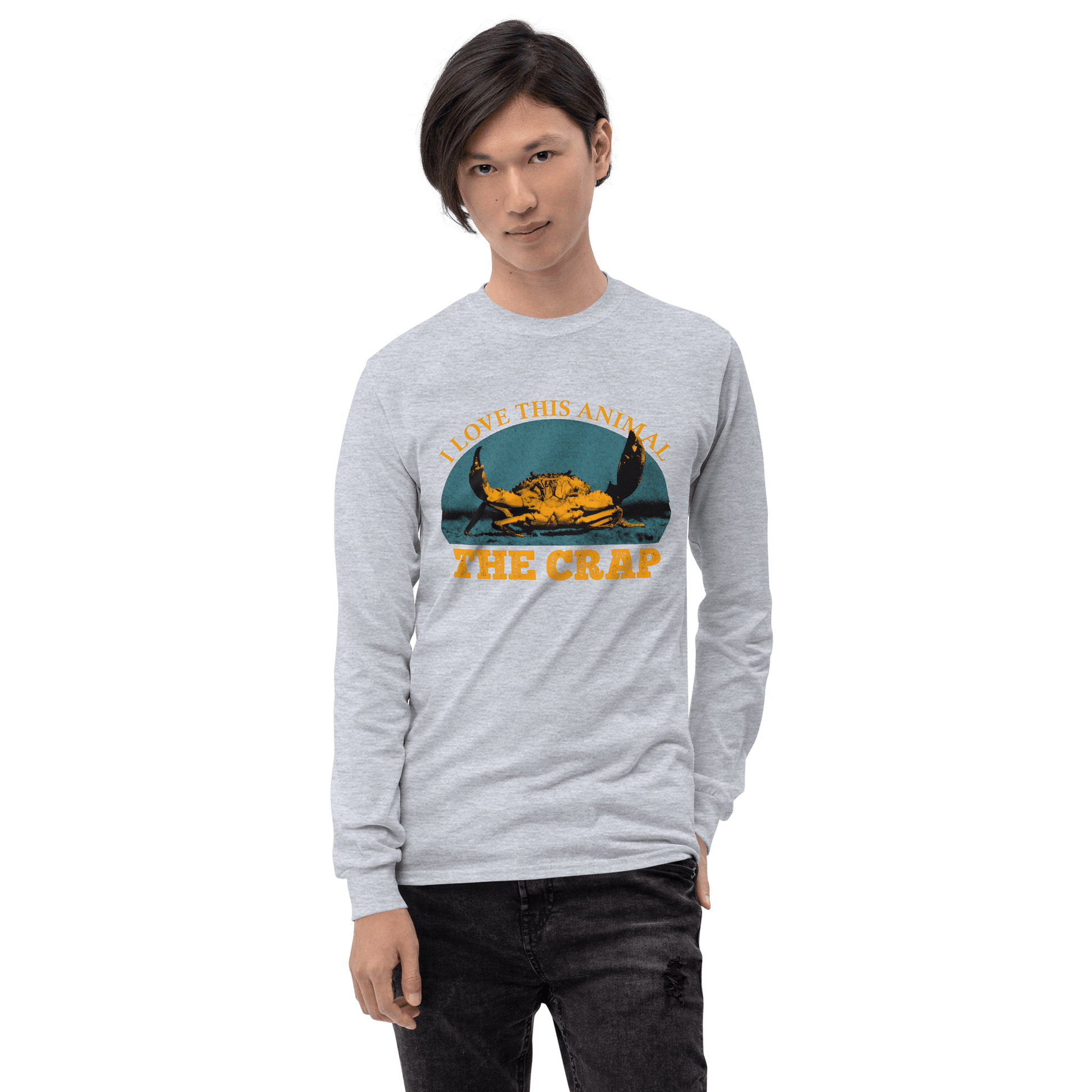 The Crap Long Sleeve T-Shirt Meme - Sport Grey | Shirtposting
