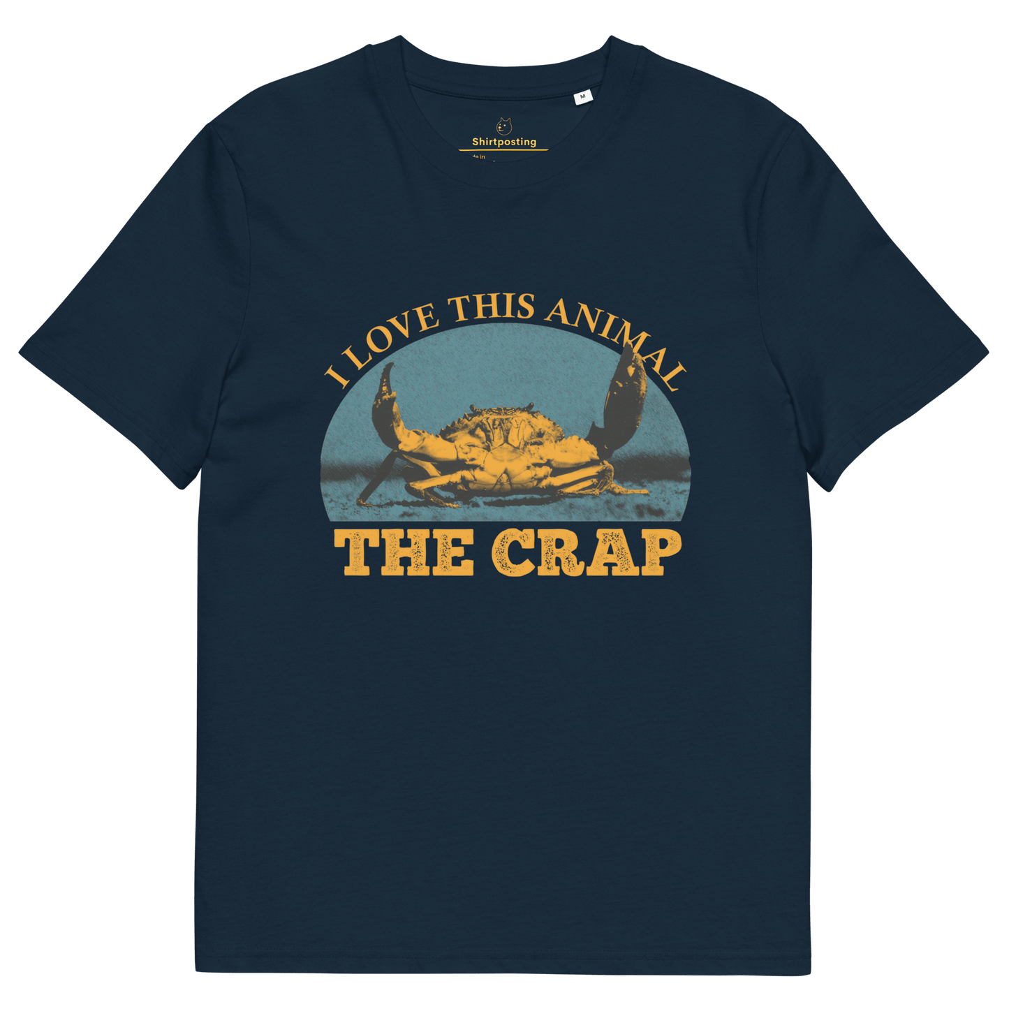 The Crap Premium Organic T-Shirt Meme - French Navy | Shirtposting