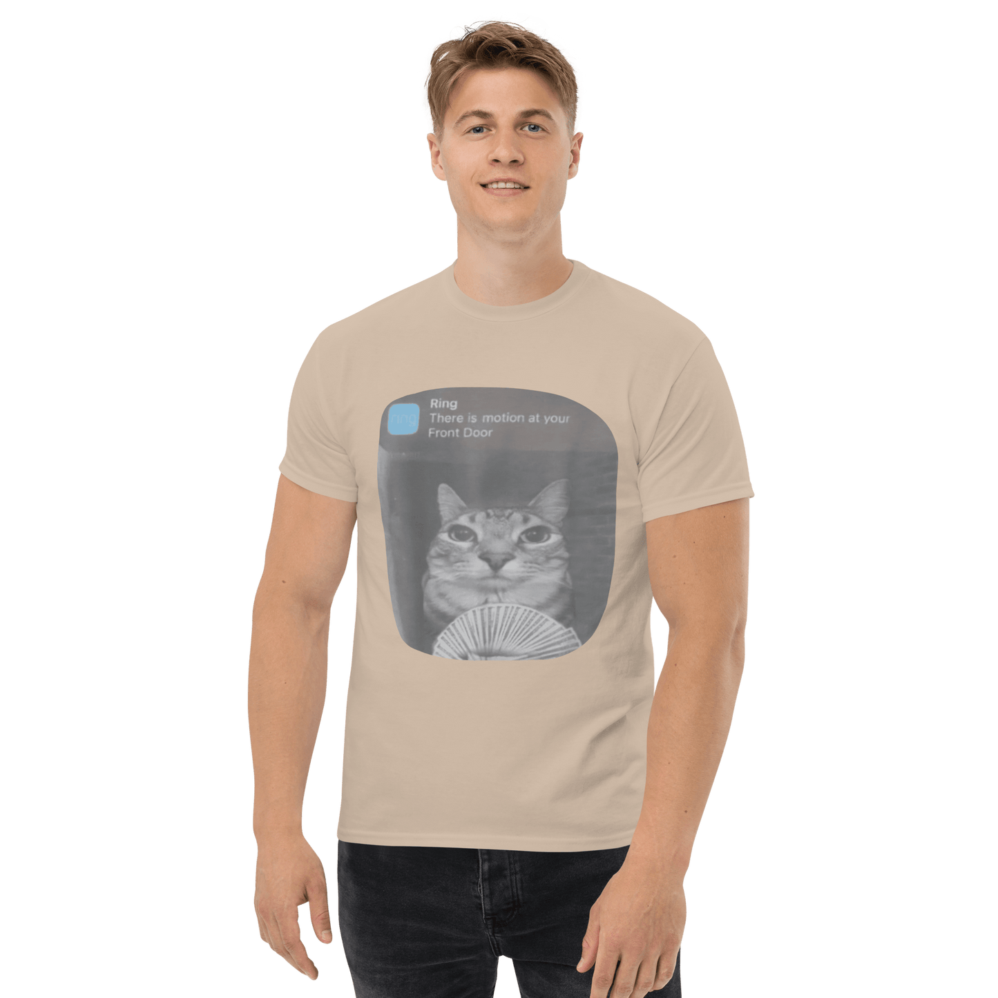 There is Motion at Your Front Door Classic T-Shirt Meme - Ash | Shirtposting