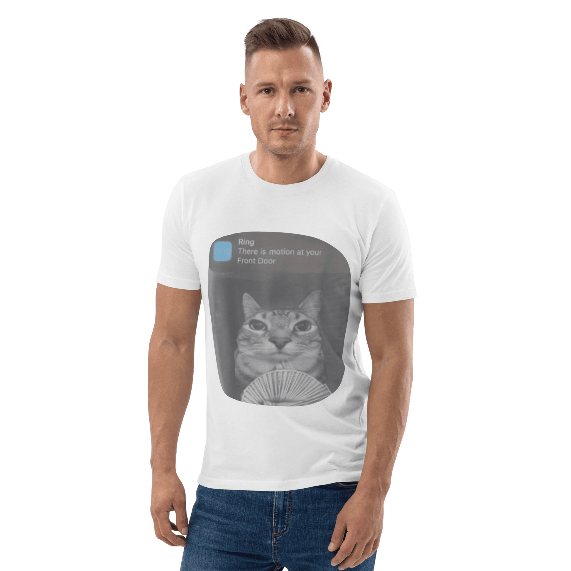 There is Motion at Your Front Door Premium Organic T-Shirt Meme - Cotton Pink | Shirtposting