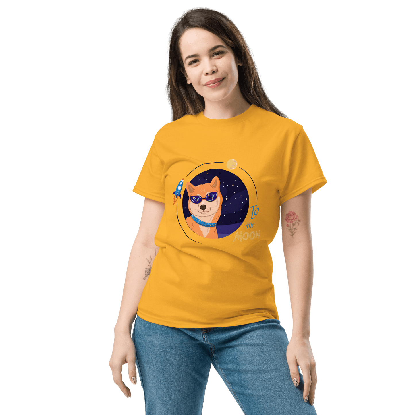 To The Moon Classic T-Shirt Meme - Daisy | Shirtposting