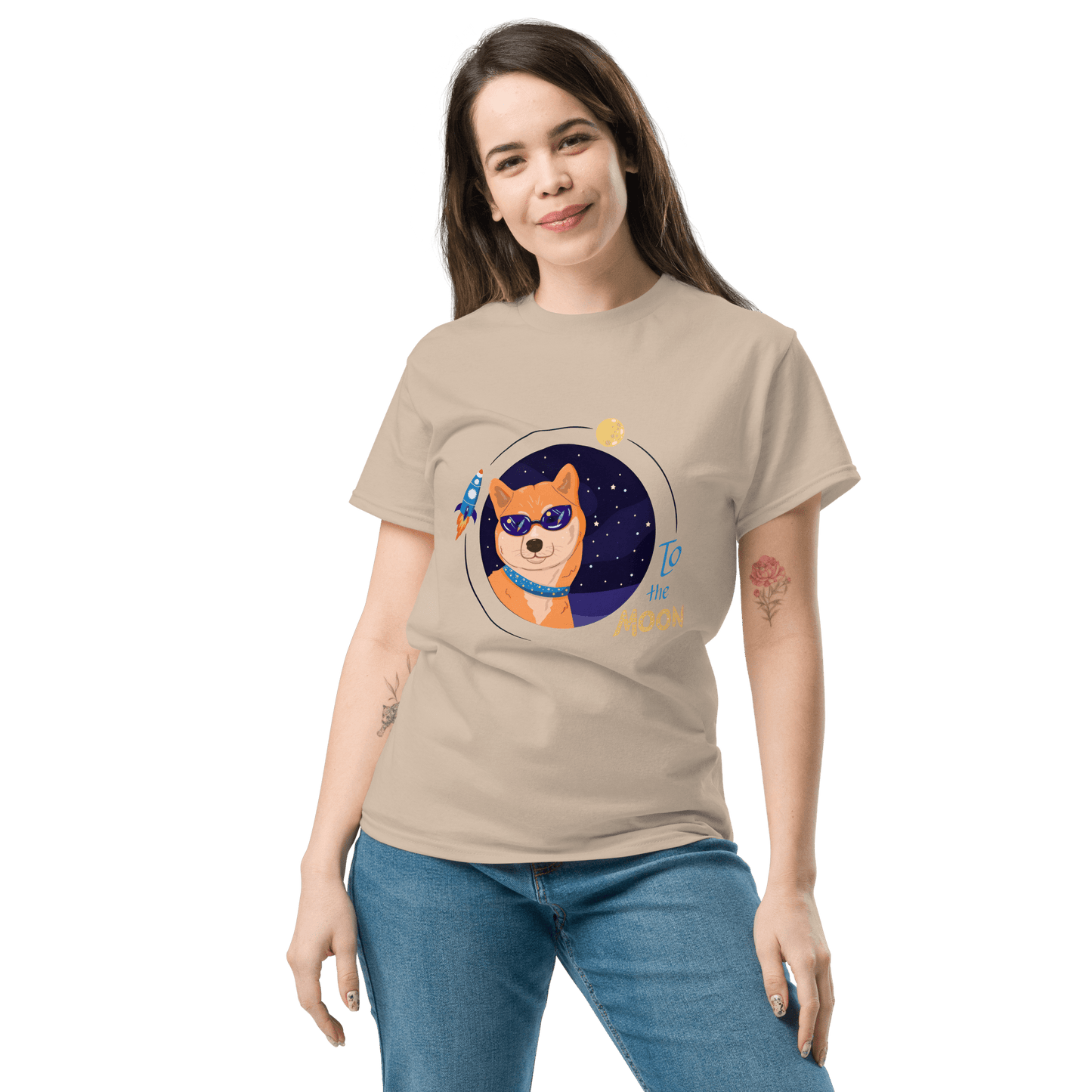 To The Moon Classic T-Shirt Meme - Daisy | Shirtposting