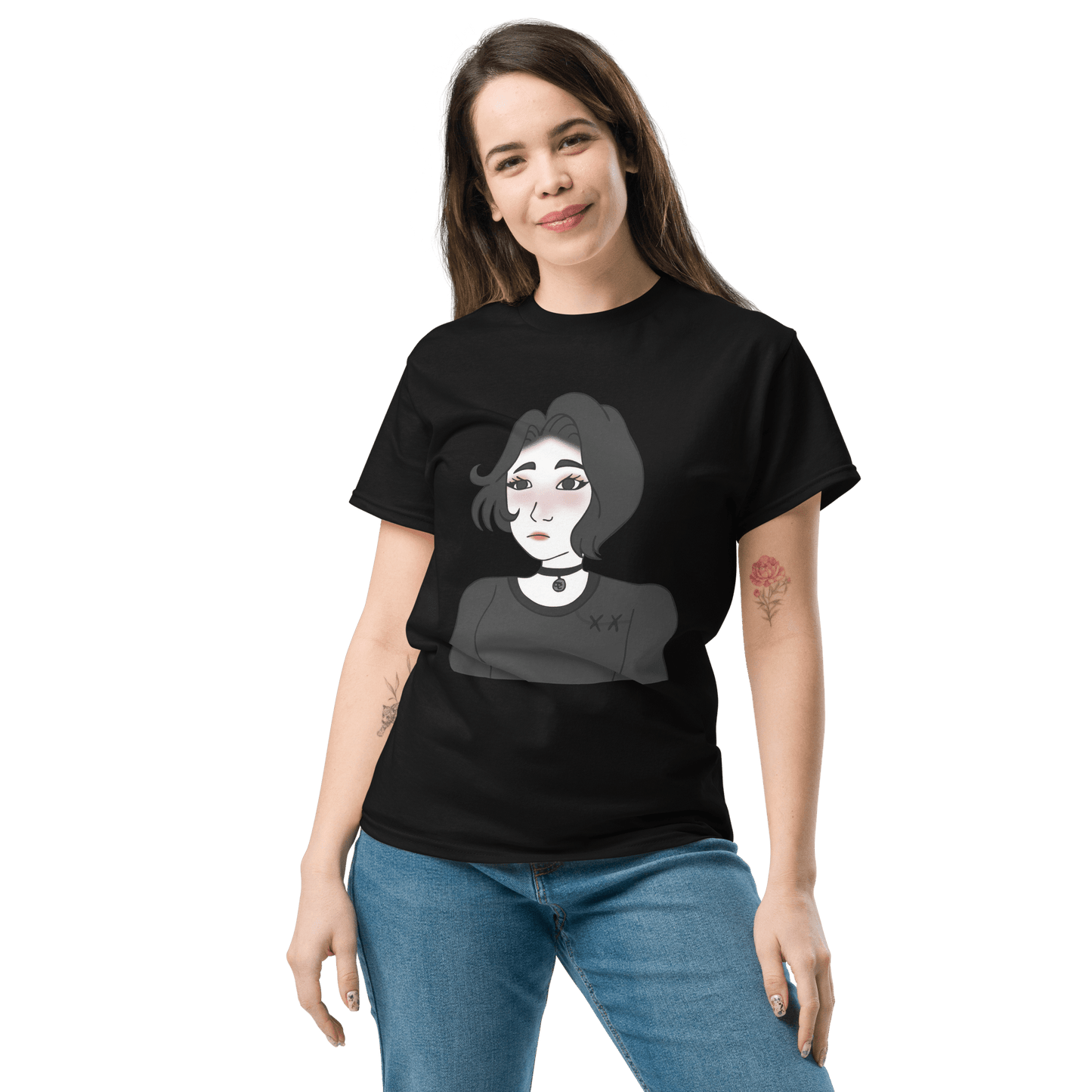 Wojak Girl Classic T-Shirt Meme - Royal | Shirtposting